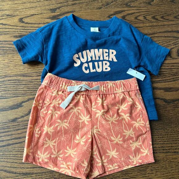 New Tucker & Tate Boy's Two Piece Summer Club Tropical Short and Tee - 6 months - Picture 6 of 6